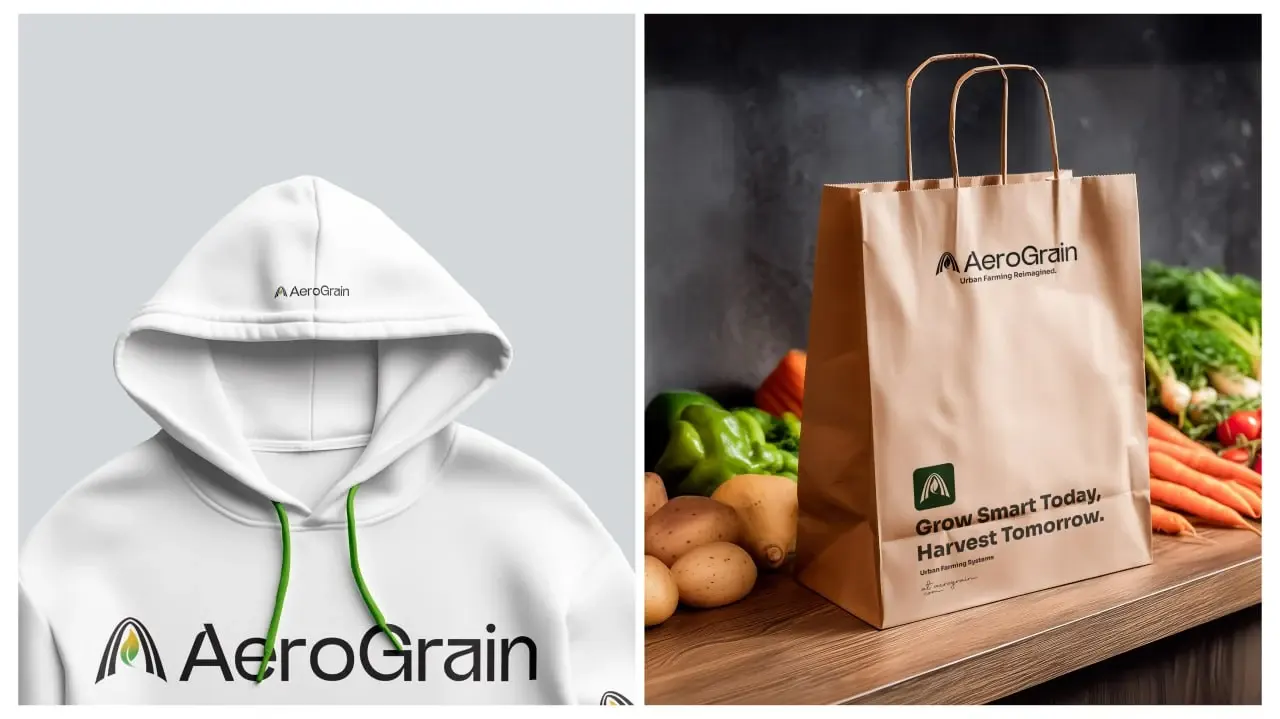 AeroGrain hoodie and reusable shopping bag