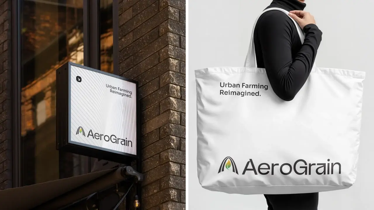 AeroGrain exterior signage and hoodie application