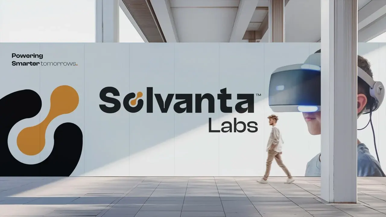 Solvanta Labs large-format interior brand wall